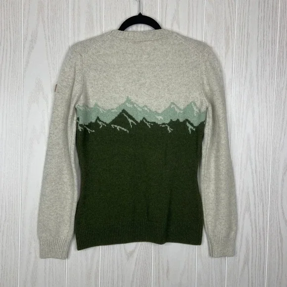 Fjallraven Re-Wool View Sweater Women's XS Mountain Landscape Knit - Picture 6 of 6